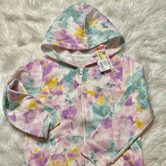 Kids' Adaptive Fleece Zip-Up Sweatshirt - Cat & Jack™ - Picture 2 of 5